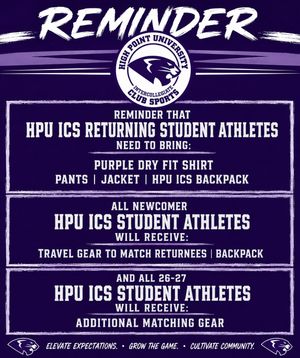 Image post by @hpuclubsports on Instagram