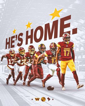 Image post by @Commanders on Twitter