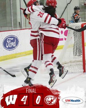 Image post by @badgerwhockey on Instagram