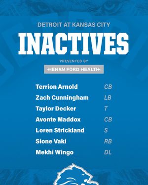 Image post by @Lions on Twitter