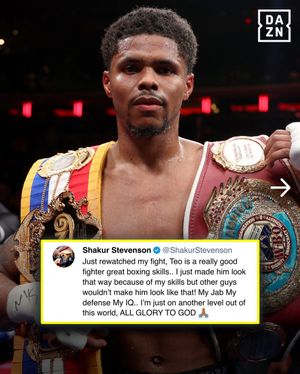 Image post by @daznboxing on Instagram