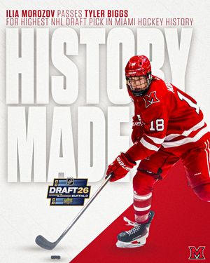 Image post by @miamioh_hockey on Instagram