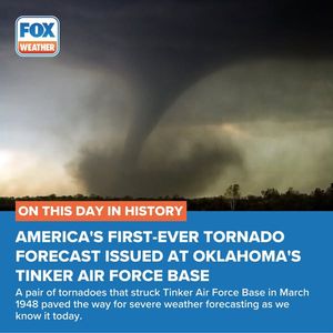 Image post by @FoxWeather on Facebook