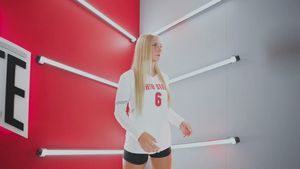 Video post by @OhioStateWVB on Twitter