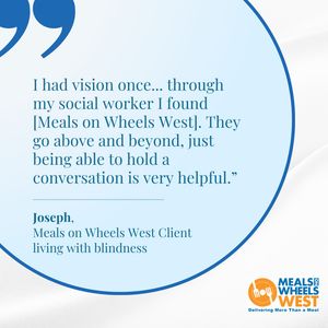 Image post by @mealsonwheelswest on Instagram