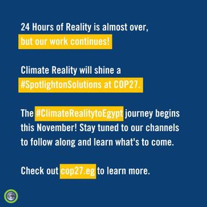 Image post by @climatereality on Instagram