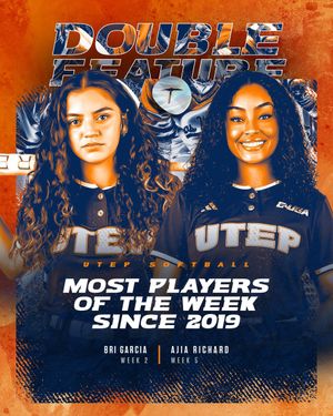 Image post by @UTEPSoftball on Twitter