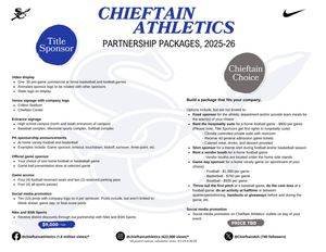 Image post by @chieftainathletics on Instagram