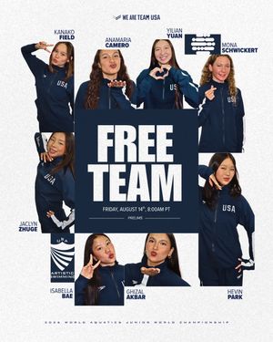 Image post by @usaartisticswimming on Instagram