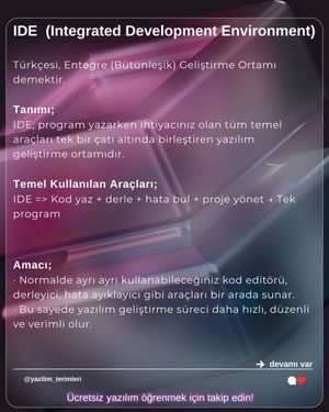 Image post by @yazilim_terimleri on Instagram