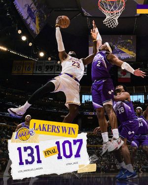 Image post by @Lakers on Twitter/X
