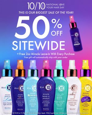 Image post by @itsa10haircare on Instagram