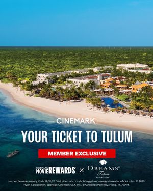 Image post by @Cinemark on Twitter