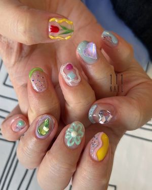 Image post by @111nail_omotesando on Instagram