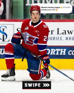 Image post by @westernhockeyleague on Instagram