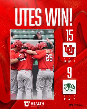 Image post by @utahbaseball on Twitter