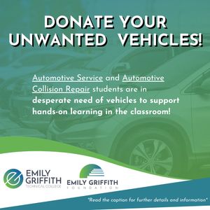 Image post by @emilygriffithtechnicalcollege on Instagram