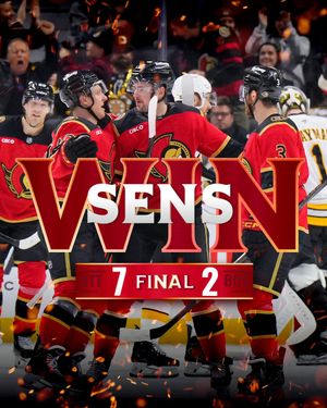 Image post by @senators on Instagram