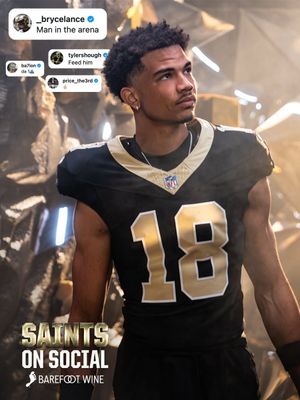Image post by @Saints on Twitter