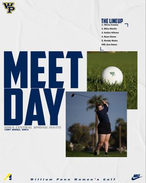 Image post by @WPUWomensGolf on Twitter