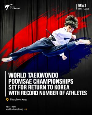 Image post by @worldtaekwondo on Instagram