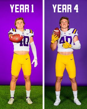 Image post by @lsufootball on Instagram