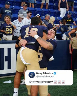 Image post by @navyathletics on Instagram