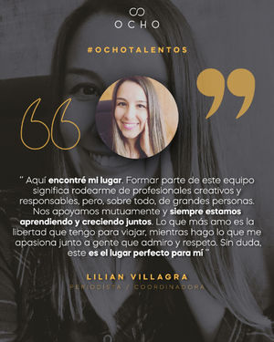 Image post by @ocho.comunicaciones on Instagram
