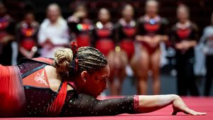 Image post by @BallStateGYM on Twitter