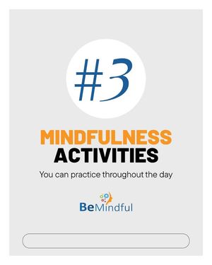 Image post by @Bemindful.us.org on Facebook
