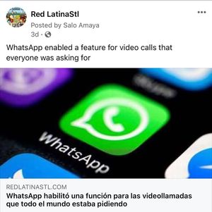 Image post by @redlatina on Facebook