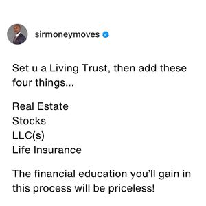 Image post by @sirmoneymoves on Instagram