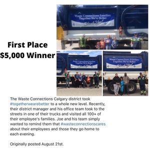 Image post by @official_waste_connections on Instagram