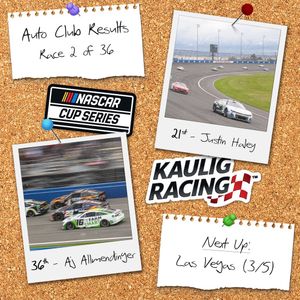 Image post by @KauligRacing on Twitter