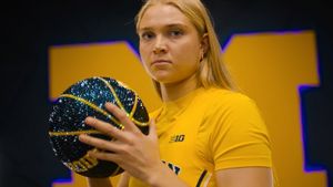 Image post by @umichwbball on Instagram