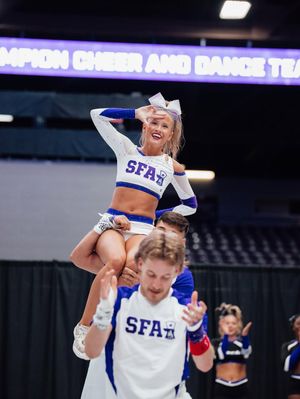 Image post by @sfa_cheer_ on Instagram