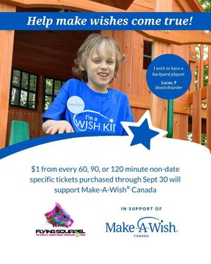 Image post by @makeawish_canada on Instagram