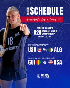 Image post by @usahandballwnt on Instagram
