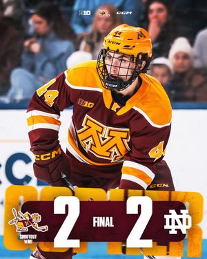 Image post by @GopherHockey on Twitter