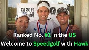 Video post by @speedgolfwithhawk on YouTube