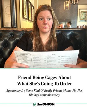 Image post by @theonion on Instagram