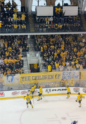 Video post by @umichhockey on TikTok