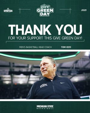Image post by @MSU_Basketball on Twitter