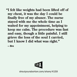 Image post by @shoutyourabortion on Instagram