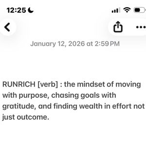 Image post by @runrichrunclub on Instagram