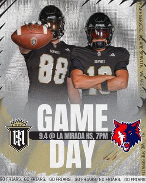 Image post by @servite_sports on Instagram