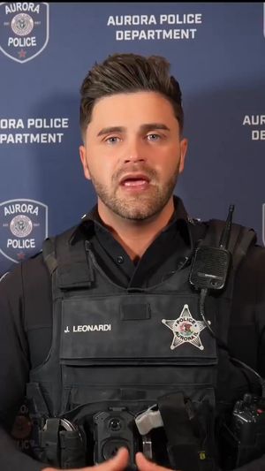 Video post by @AuroraPoliceIL on Facebook