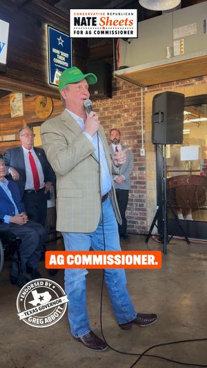 Video post by @natesheetsfortexas on Facebook
