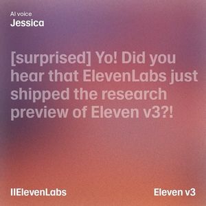 Image post by @elevenlabsio on Instagram