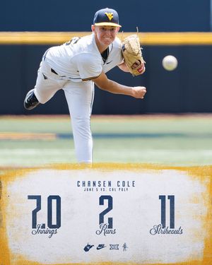 Image post by @wvubaseball on Instagram